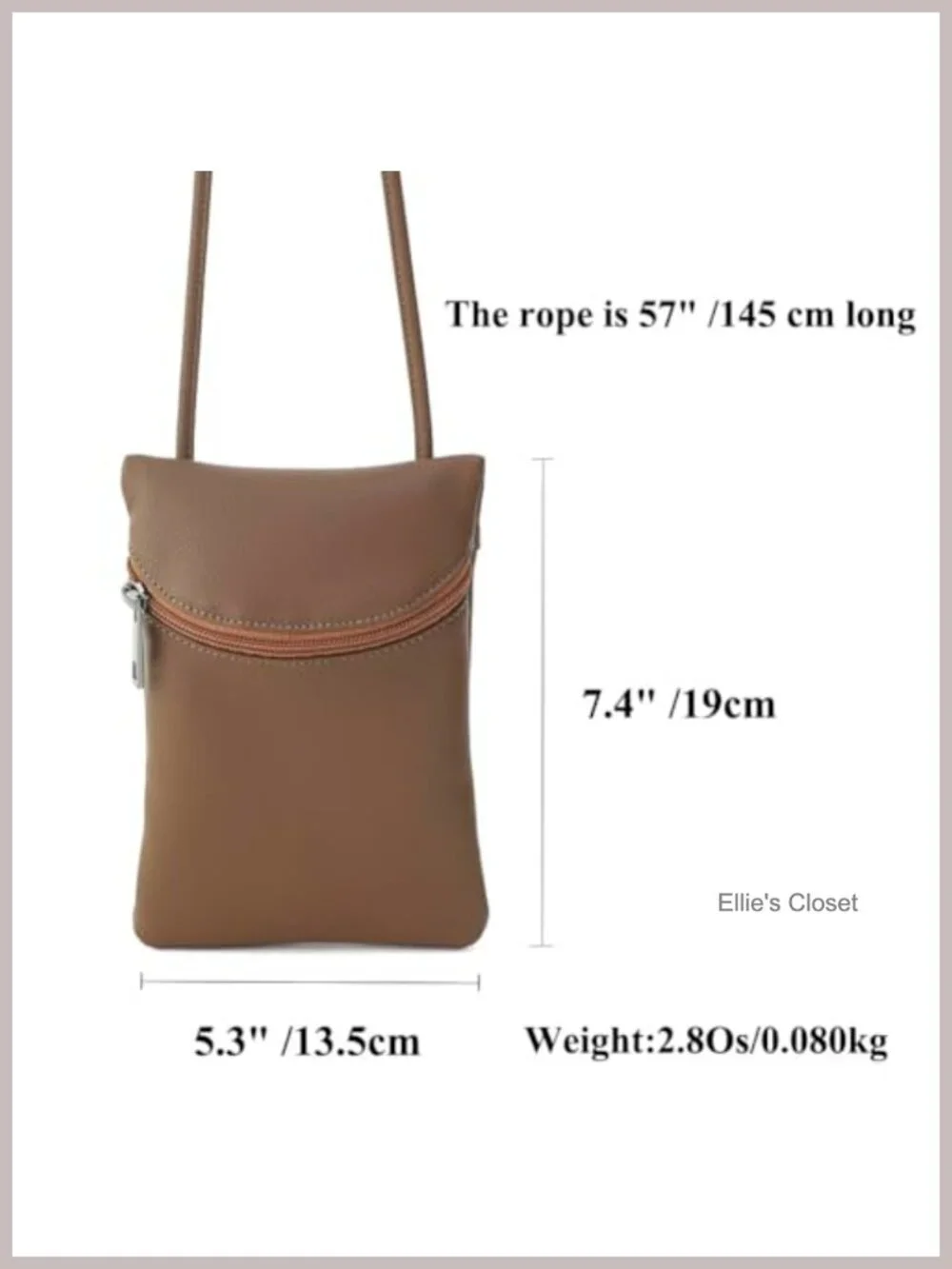 Small Crossbody Phone Purse Wallet with Adjustable Strap Faux Leather